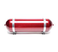 Serbatoio Aria Airride 11 Litri Acciaio Versione Liscio Rosso / Carbonio LF5020