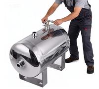 Serbatoio Aria Confezione Portatile Di Serbatoi Di Stoccaggio 'aria Da 1/3/5, Serbatoi Ad Alta Pressione Sigillati Con Staffa Di Montaggio Orizzontale(3pack,2.64Gal/13x8.6x11.2in)