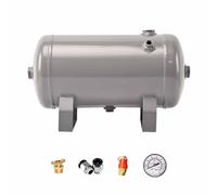 serbatoio aria Kit serbatoio aria industriale con raccordi, serbatoi a pressione da 5L/ 10L/ 20L/ 30L/ 50L/ 60L/ 80L/ 100L per compressore, per lo stoccaggio di gas(7L/1.8Gal (Style A))