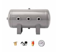 serbatoio aria Kit serbatoio aria industriale con raccordi, serbatoi a pressione da 5L/ 10L/ 20L/ 30L/ 50L/ 60L/ 80L/ 100L per compressore, per lo stoccaggio di gas(10L/2.6Gal (Style D))