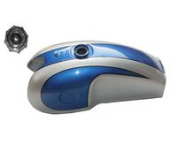 Serbatoio Benzina Blu Argento Benelli Mojave Cafe Racer 260 360 Con Tappo AEs