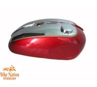 Serbatoio benzina BSA A75 MARK 2 verniciato rosso CHROMED FUEL GAS|Fit For