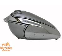 SERBATOIO BENZINA CROMATO ARGENTO BSA B31 CON SPEEDO | Adatto per