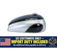 Serbatoio benzina Norton Dominator modello 88 99 Wideline in lega...