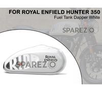 Serbatoio benzina originale Royal Enfield Hunter 350 Dapper bianco