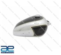 Serbatoio Carburante Benzina +Tappo Nero Dipinta Cromato Per BSA B31 B33 Pistone