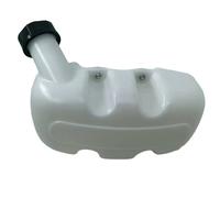 Serbatoio carburante bianco e nero con tappo per Zenoah BC4310 G4K G45L 143 T35