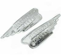 Serbatoio Carburante Emblema Distintivo Monogramma Acciaio Cromato per Ducati D