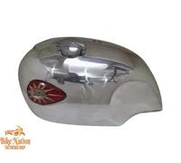 Serbatoio carburante gas alluminio in lega da 4 galloni BSA A65 Spitfire +...