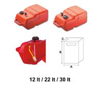 SERBATOIO CARBURANTE PORTATILE BIG JOE - 3 MISURE - 4 MODELLI