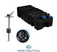 SERBATOIO CARBURANTE "SOGLIOLA" + INDICATORE LIVELLO E SENSORE VERTICALE BARCA