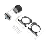 Serbatoio Cilindrico per Raffreddamento PC, Acrilico Nero 100°c | Supporto Metallico, Chiusura in Nailon, Finestra Centrale, per Gaming e Modder