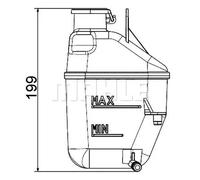 MAHLE CRT 88 001S - Contenitore di compensazione