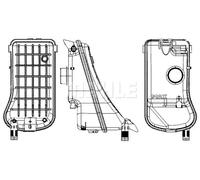 MAHLE CRT 11 000S Serbatoio compensazione refrigerante