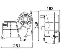 MAHLE CRT 24 000S Serbatoio compensazione refrigerante