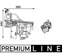 Serbatoio compensazione, Refrigerante CRT 54 000P MAHLE per MERCEDES-BENZ SETRA