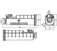 Serbatoio compensazione, Refrigerante nero CRT 114 000S MAHLE per BMW INNOCENTI