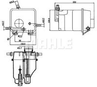 MAHLE CRT 125 000S Serbatoio compensazione refrigerante