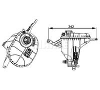 MAHLE CRT 29 001S Serbatoio compensazione, Refrigerante per BMW