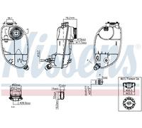 Serbatoio compensazione, Refrigerante per MERCEDES-BENZ CLA CL