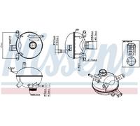 Serbatoio compensazione, Refrigerante per OPEL VAUXHALL COMBO CORSA CORSAVAN