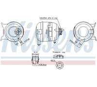 Serbatoio compensazione, Refrigerante Plastica 996293 NISSENS per RENAULT