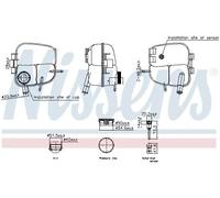 Nissens Serbatoio espansione 996303 – compensazione refrigerante in plastica per Opel Astra H