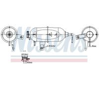 Serbatoio compensazione, Refrigerante Plastica 996331 NISSENS per TOYOTA