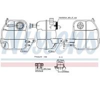Nissens Serbatoio di espansione liquido di raffreddamento 996336