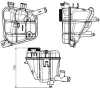 MAHLE ORIGINAL CRT 231 000S Serbatoio compensazione refrigerante