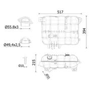 MAHLE CRT 251 000S Serbatoio compensazione refrigerante