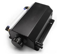 Serbatoio compensazione refrigerante Serbatoio Universale Per Olio In Alluminio 1L/2L Per Radiatore Liquido Raffreddamento Motore Per E Carburante Con Tappo(2L-Black)