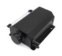 Serbatoio Compensazione Serbatoio Troppo Pieno Universale Lega Alluminio Radiatore Liquido Raffreddamento Motore 1000 Ml/2000 Ml Quadrato 1 L/2 L Tappo Scarico Vaschetta Radiatore(2L-Black)