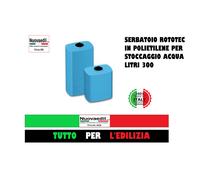 Serbatoio contenitore cisterna polietilene stoccaggio acqua BOX litri 300 rotot