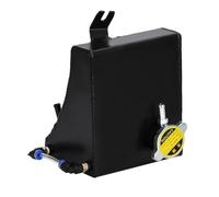 Serbatoio Coolant Overflow Kit serbatoio radiatore per liquido refrigerante in alluminio lucidato, adatto per Nissan 240SX S13 SERBATOIO ESPANSIONE RADIATORE(Black)