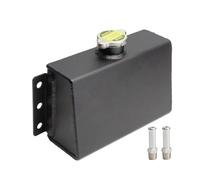 Serbatoio Coolant Overflow Serbatoio di espansione del liquido di raffreddamento universale in alluminio, adatto per Honda Civic 240SX WRX SERBATOIO ESPANSIONE RADIATORE(Black)
