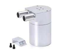 Serbatoio Coolant Overflow Serbatoio di raccolta dell'olio in lega di alluminio adatto per BMW N54 335 E90 E91 Touring E92 Coupe E60 E93 Nero/Argento SERBATOIO ESPANSIONE RADIATORE(Silver)