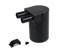 Serbatoio Coolant Overflow Serbatoio di raccolta dell'olio in lega di alluminio adatto per BMW N54 335 E90 E91 Touring E92 Coupe E60 E93 Nero/Argento SERBATOIO ESPANSIONE RADIATORE(Black)