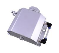 Serbatoio Coolant Overflow Serbatoio Di Recupero Dell'acqua Per Radiatore Quadrato In Alluminio Argentato Universale 1 Litro Per Auto Con Espansione Del Liquido Di Raffreddamento SERBATOIO ESPANSIONE