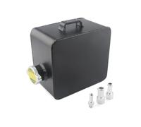 Serbatoio Coolant Overflow Serbatoio Espansione Dell'acqua Collettore In Lega Lucidata 2 Litri E Tappo SERBATOIO COLLETTORE DELL'ACQUA Kit Serbatoio Troppo Pieno Liquido refrigerante(Black)