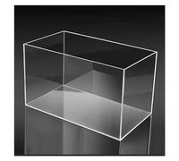 Serbatoio creativo for fotografia di ondulazioni dell'acqua, acquario in acrilico for pesci, serbatoio for l'acqua in acrilico, vetrina in plexiglass for giocattoli, arti e figure (Color : Clear, Si