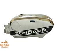 Serbatoio cromato Zündapp Zundapp KS 50 Cross 517-52 1975 con adesivo |...