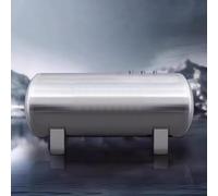 Serbatoio d Stoccaggio Acqua in Pressione Orizzontale con Kit di Montaggio, Serbatoio di Pressione, per L'approvvigionamento Idrico Della(65 x 115cm/25.59 x 45.27in)