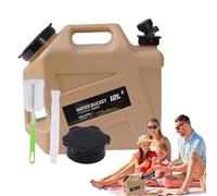 Serbatoio da Campeggio - Contenitore per Acqua Portatile da 12 Litri | Carrier con Tocco di Scarico e Doppie Maniglie per Viaggi, Festival, Escursioni, Barbecue, Campeggio,