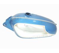 Serbatoio D'Acciaio Blu Cromato Reproduction Per Ducati 350cc Scrambler AEs