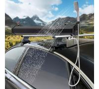 Serbatoio d'acqua autopressurizzato per camper e fuoristrada - Doccia solare per auto con portapacchi | Universale per portapacchi, autolavaggi e docce esterne,20L/5.28Gal