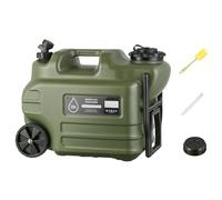 Serbatoio d'Acqua con Ruote | 28L Secchio da Esterno con Manico Pieghevole,Tanica per Acqua con Rubinetto - per Escursionismo Picnic Campeggio Emergenza Giardino attività All'aperto