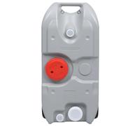 Serbatoio d'Acqua con Ruote per Campeggio 40 L Grigio