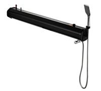 Serbatoio d'acqua per campeggio, doccia solare da tetto con tubo flessibile e soffione, serbatoio d'acqua per camion, fuoristrada, camper, SUV,20L/5.28gal