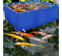 Serbatoio d'Acqua Portatile 2x2x1,5 m - Telone Impermeabile Pieghevole Multifunzionale con perforazioni, Adatto Come Serbatoio d'Acqua di Emergenza, per laghetti per Koi e per laghetti di gr